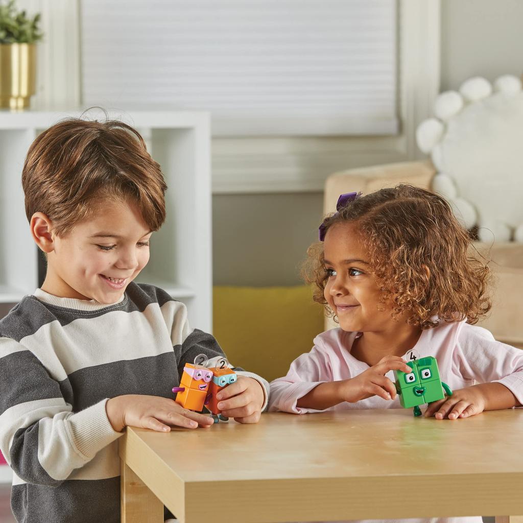 Numberblocks Four and The Terrible Twos Numberblocks Character Figures 95355 Authentic 3-Pack