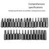 High Quality 33 Piece Hollow And Solid Screwdriver Bit Set For Various Screw Types In Household Repairs