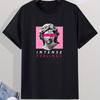 European Sizes Men's Casual "Intense Feelings" Statue Print Crew Neck Short Sleeves T-shirts For Summer