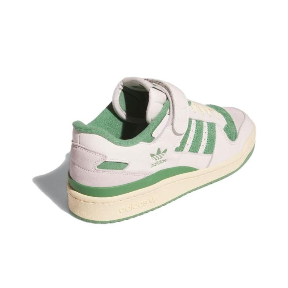 Adidas Originals Forum 84 Comfortable Lightweight Low-Top Skate Shoes Unisex Sneakers White Green IH5349