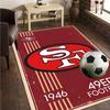 Vintage 49ers Football Teppich Büro Teppich Rutschfeste Matte, Stuhlmatte Bodenbelag für Gaming, Schlafzimmer, Wohnzimmer, Heimdekoration Weihnachtsgeschenk