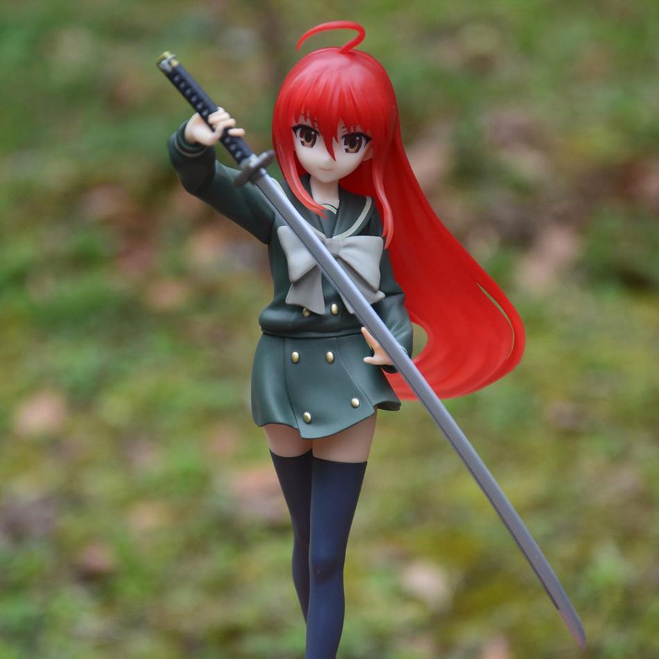 Original 19CM Anime Shakugan no Shana Shana Punish the crime PVC Action Figures Model Collection Ornament Anime Cartoon Gifts