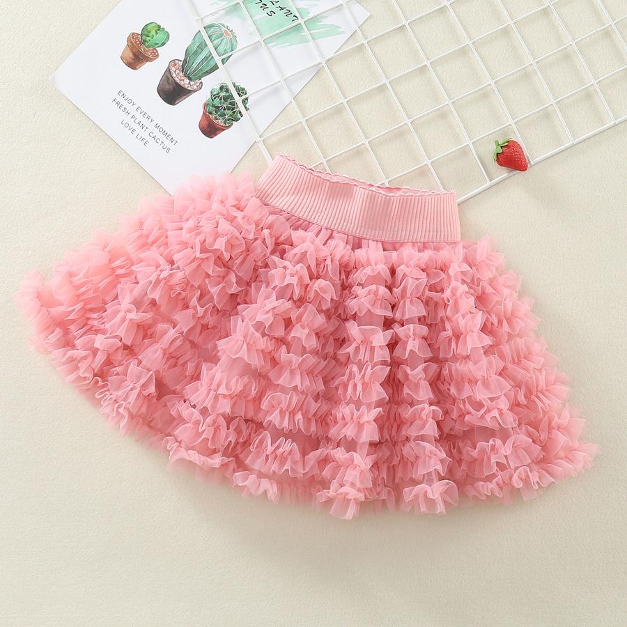 

Summer Short Skirt Girl Princess Skirt Versatile Fluffy Skirt Tutu Skirt 130