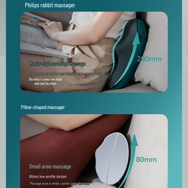 Philips Wireless Neck and Back Massage Pillow