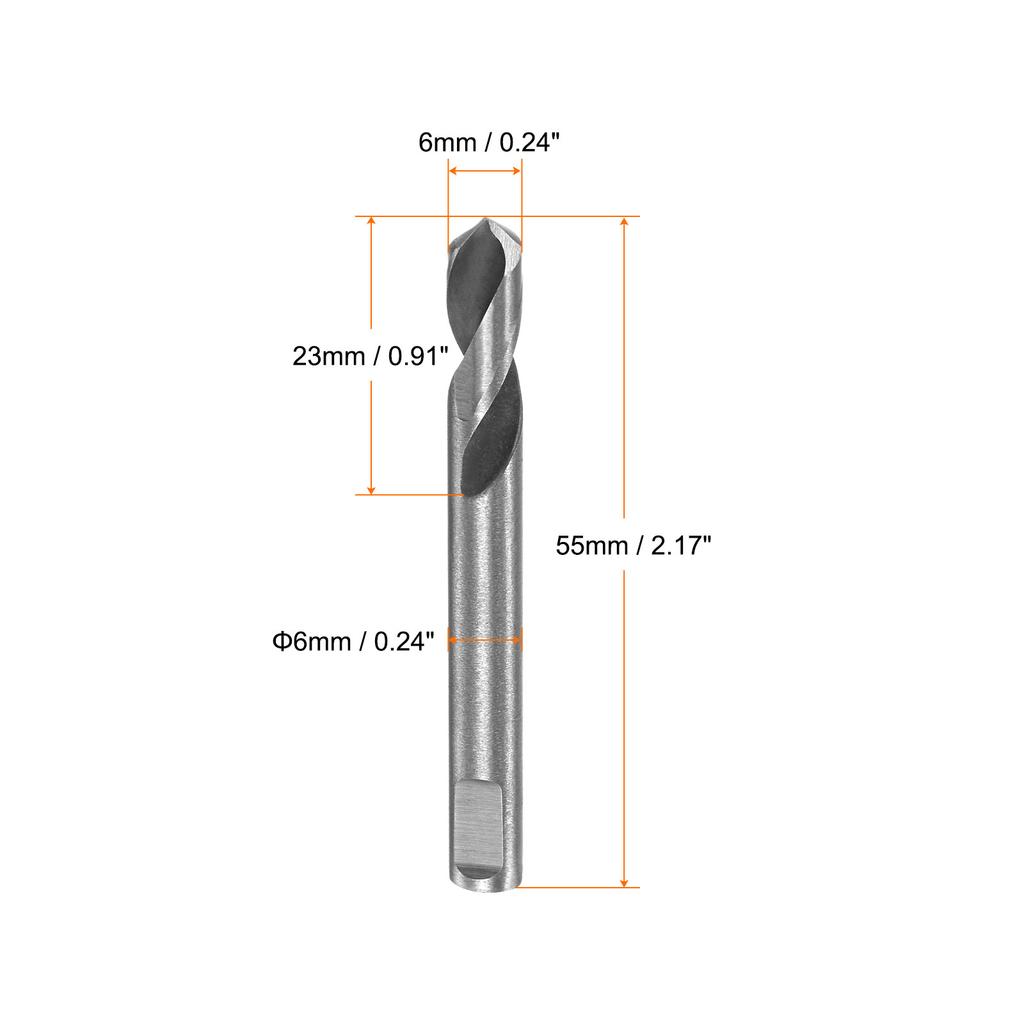 Uxcell 2/5/10pcs High-speed Steel Drill Bits for Hole Saws Arbor Replacement Wood Aluminum Plates