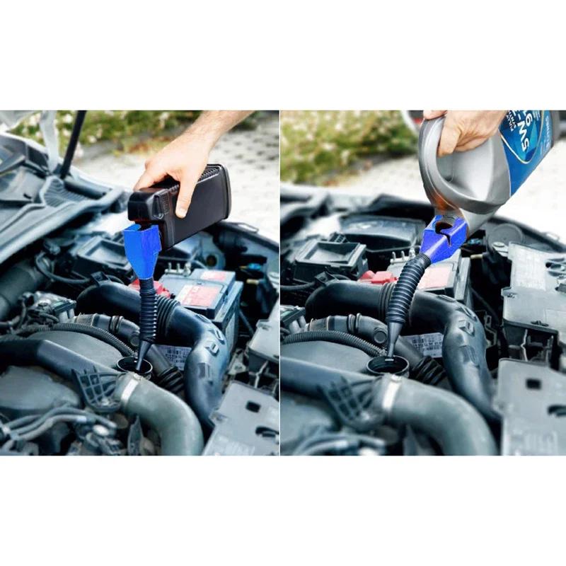 3 Adet Katlanabilir Araba Yakıt İkmal Hunisi Plastik Benzin Yakıt İkmal Yağı Hunisi Araba Motosiklet Motor Dolum Aracı Oto Aksesuarları