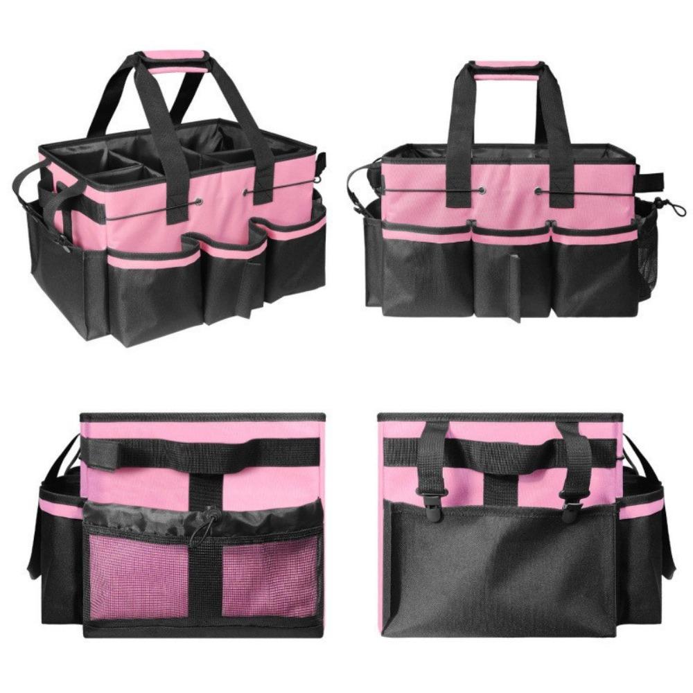 Large‑Capacity Oxford Cloth Tool Storage Bag Multifunctional Portable Cleaning Handbag Work Accessories