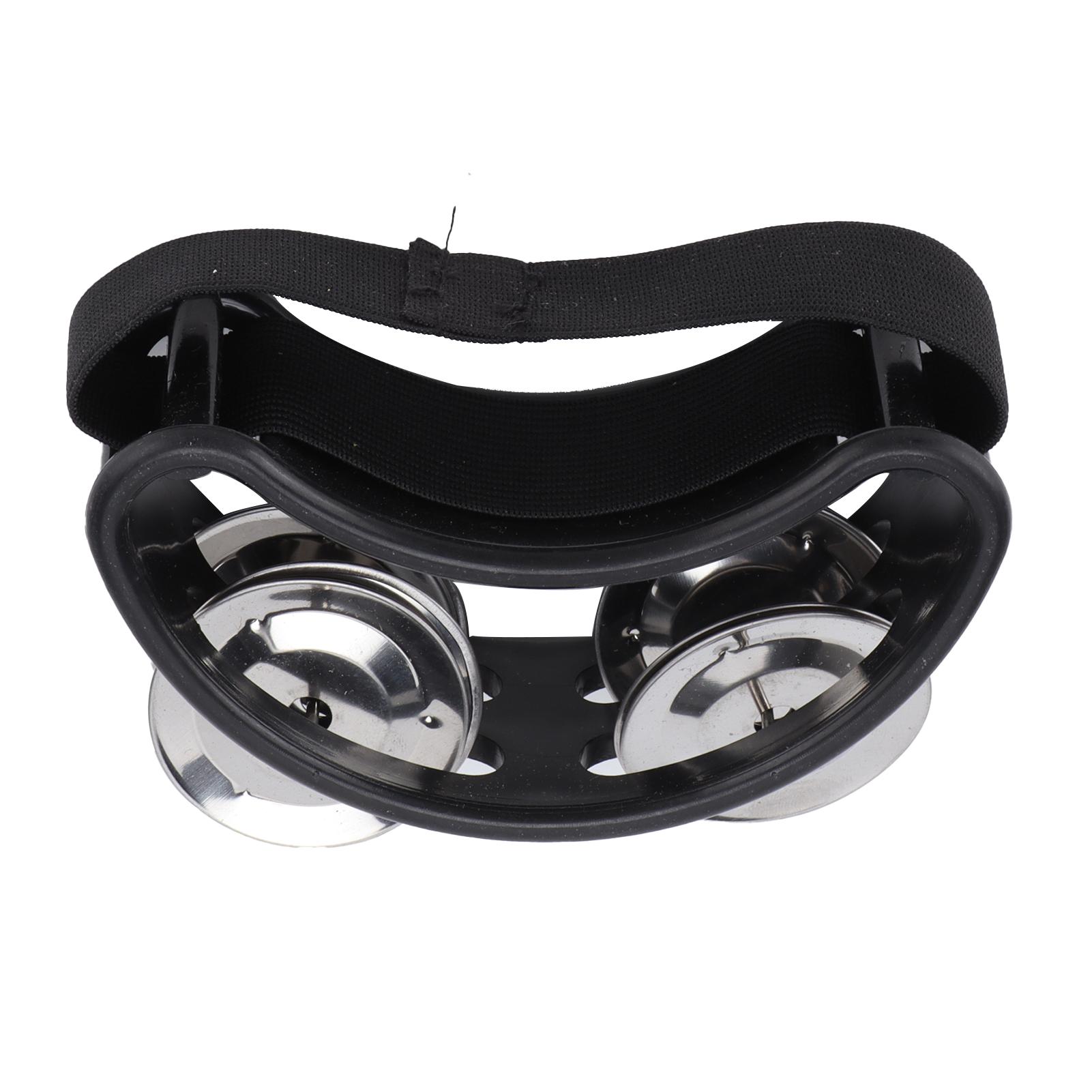 

Ножной тамбурин шейкер ударная установка металлический колокольчик музыкальный инструмент аксессуары черный