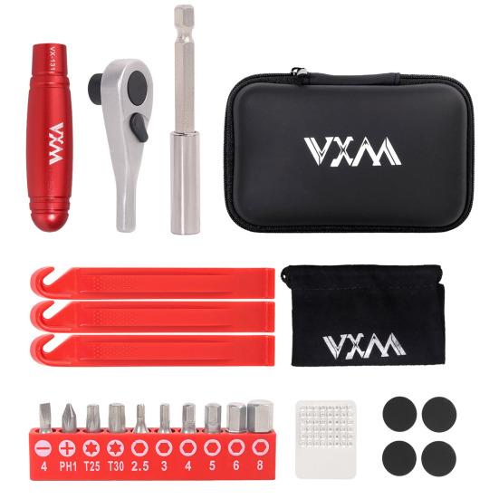 

1 Набор инструментов для ремонта велосипеда с магнитной трещоткой, битами, рукояткой, удлинителем, бортировкой, заплатами, инструменты для обслуживания горного, дорожного велосипеда Sets