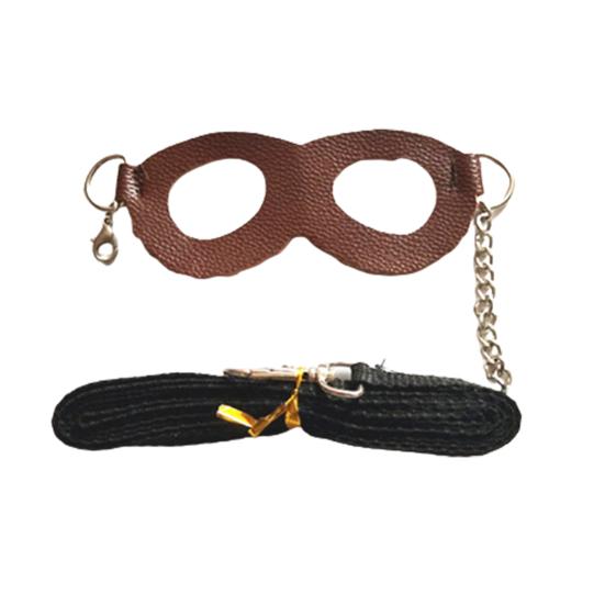Squirrel Harness Anti-knot Leash Chest Anti-biting Faux Strap Leather Pet