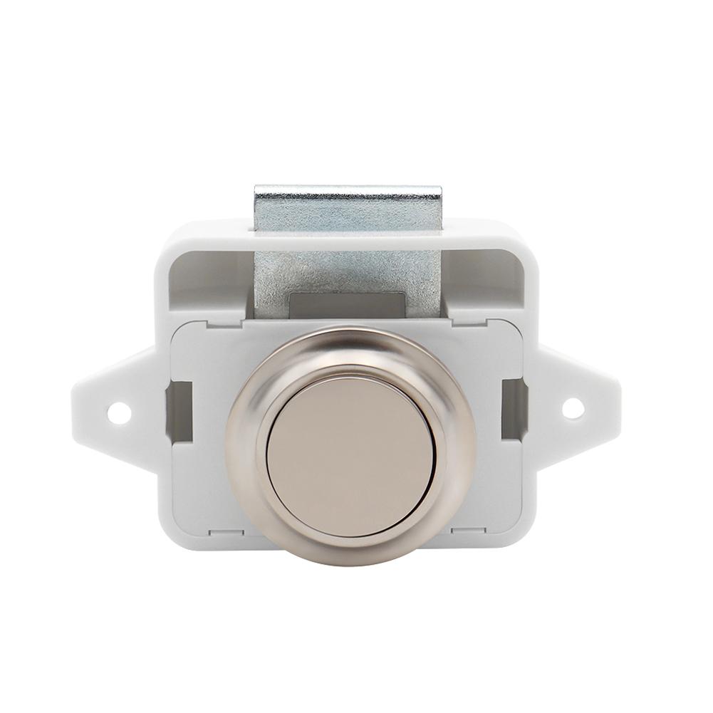 

Безключові натискні замки для шаф RV Защіпки для дверцят шаф Замки Кнопка з цинкового сплаву без ключа для RV Кемпервен Караван Автодім