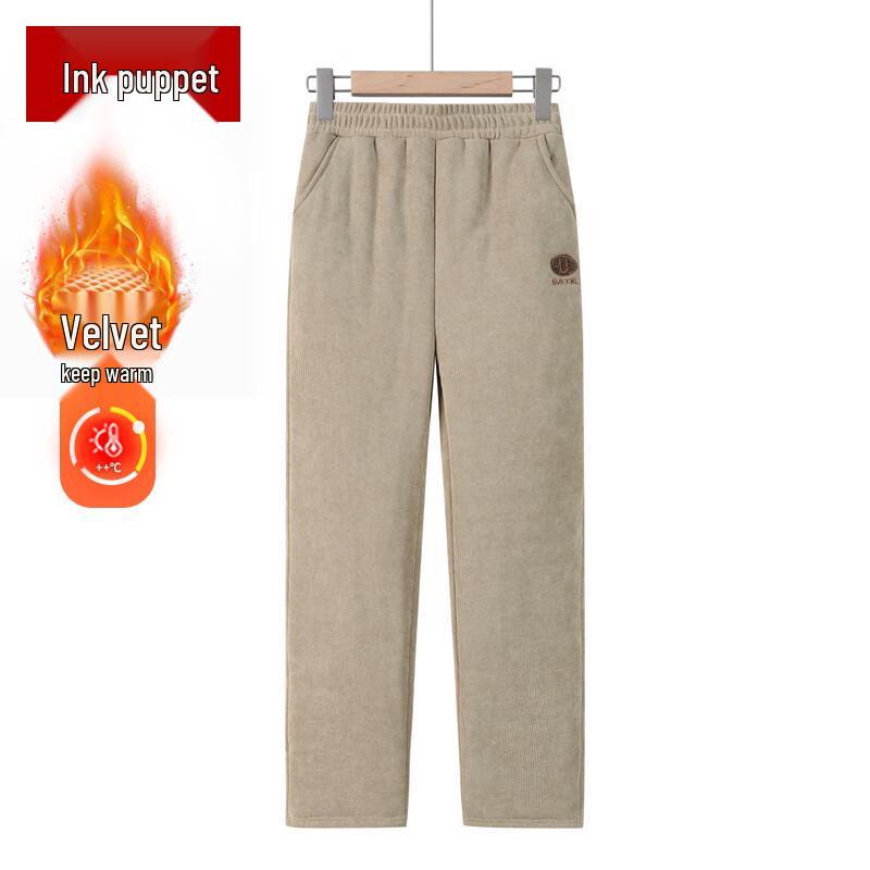 MooU Women s 2025 Plus Size High-Waist Fleece Lined Warm Pants 5XL