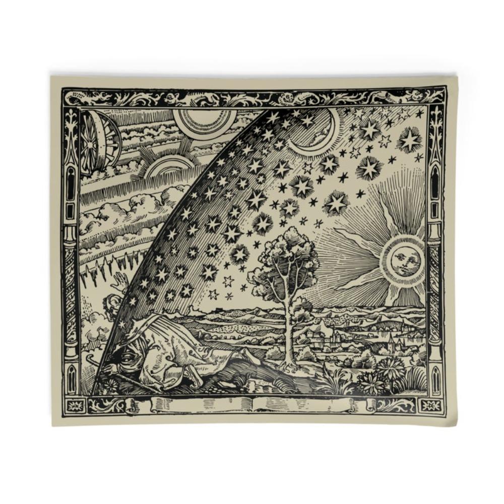 

Celestial Dreamscape Vintage Engraving Tapestry Perfect for Cozy Unique Artistic Timeless Home Decor 74x94cm(29x37in)