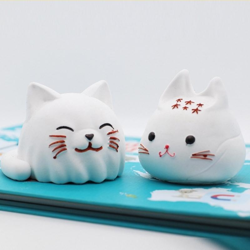 Cute Kitty Shaped Silicone Molds Practical Cats Shaped Homemade Ornament Mold for Fun Art and Craft Activities