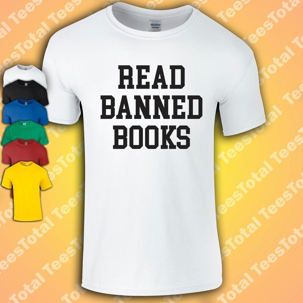 

Read Banned Books T-Shirt | Free Speech | Censorship | Democracy L