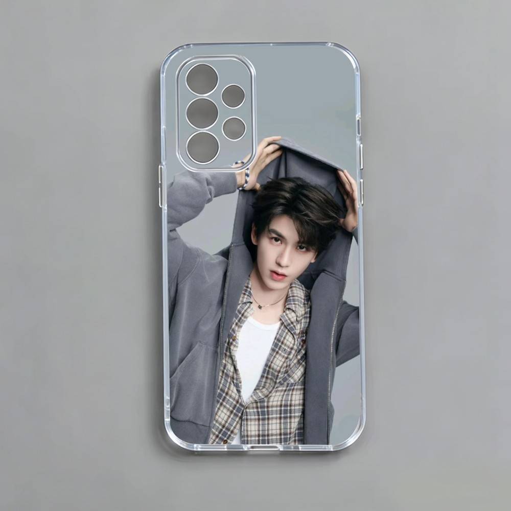 Handsome Krien Zhang L-Linghe Phone Case For Samsung S25,S24,S21,S22,S23,S30,Ultra,S20,Plus,Fe,Note,10,9,5G Transparent Cover