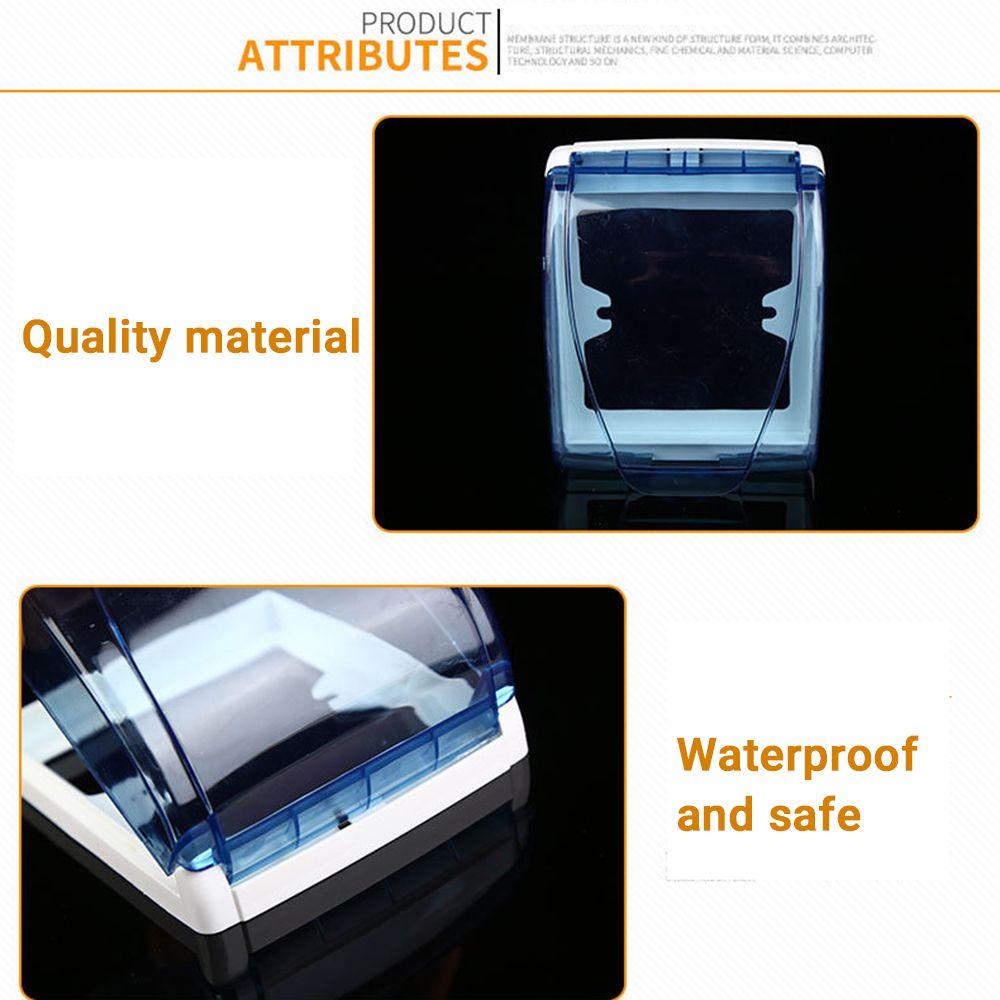 Transparent Waterproof Child Electric Plug Cover Socket Protector Sockets Splash Box