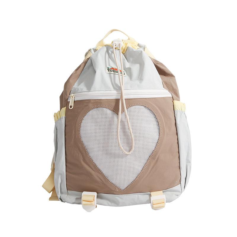 Kids Contrast Colorful Color Backpack Padded Straps Lightweight Bags Travel