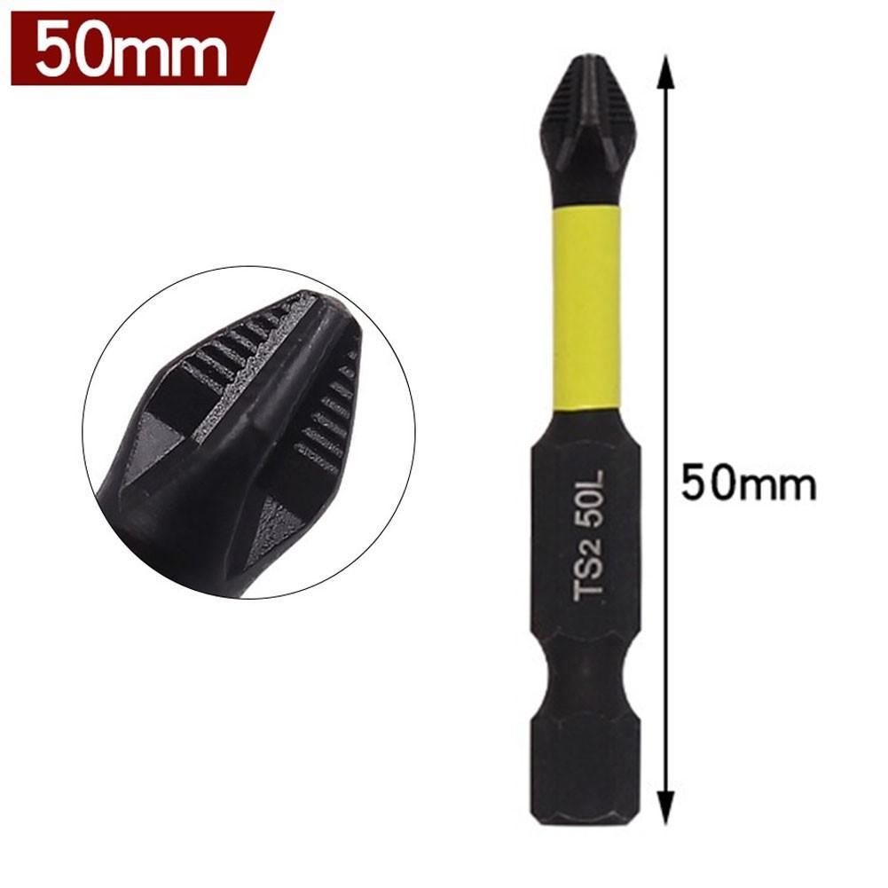 6.35mm Hex Screwdriver Bit Alloy Steel Black Hand Drill