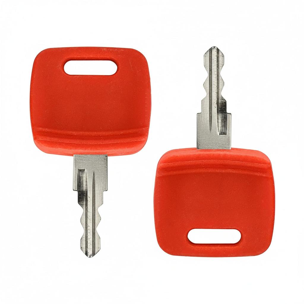 2PCS Ignition Key RE183935 RE71557 Compatible with John Deere Tractor 5065M 5075E 5075M 5085E 110 TLB 3120 3203 3320 3520 6115R 6125R 6140R 6230 6330