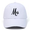 Black Embroidered MR & MRS Couple Sun Hat - Versatile Sun Protection for Spring & Summer