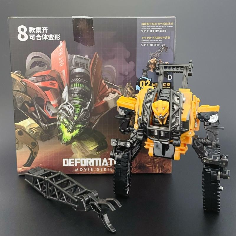 AOYI BMB 8 IN 1 Anime Devastator Toys Transformation Action Figure Model KO GT Truck Crane Robot Car Kids Boy Gift H6001-8B