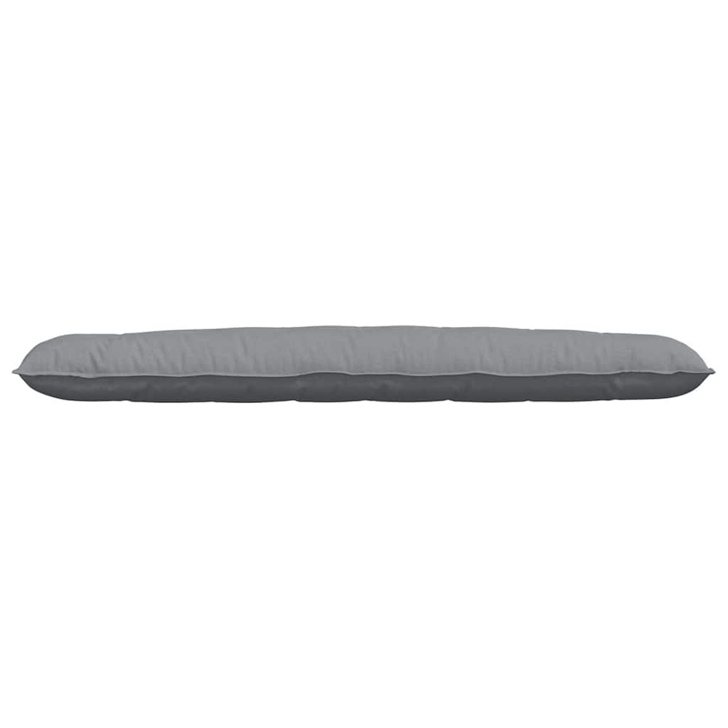 Back Cushion Light Grey 200 X 19 X 50 Cm Fabric
