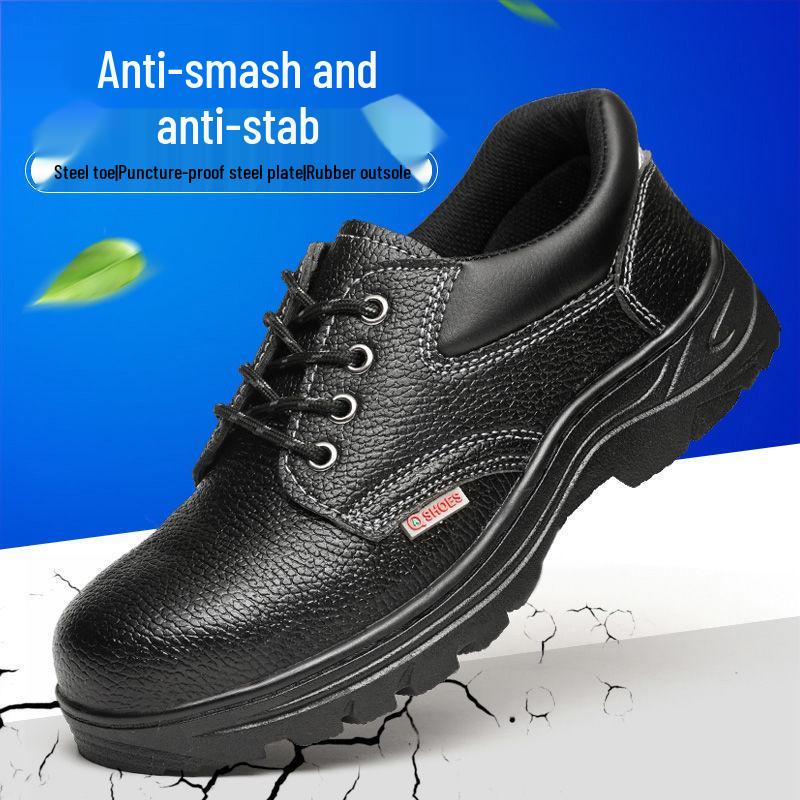 

Men s Breathable Steel Toe Safety Shoes - All-Season, Anti-Odor, Anti-Smash, Anti-Puncture, Lightweight, Soft Sole for Construction and Welding.