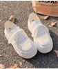 Summer new women's casual thick soles increase height two wear women's shoes breathable and versatile niche women's shoes