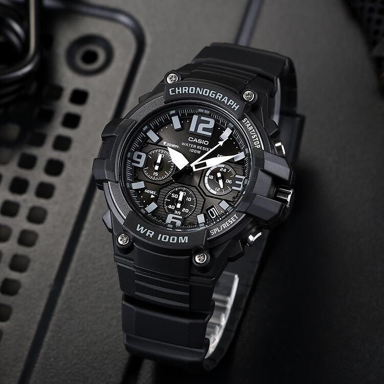 Casio Youth Series Multifunctional Fashion Waterproof Quartz Watch Men watches Black MCW-100H-1A3