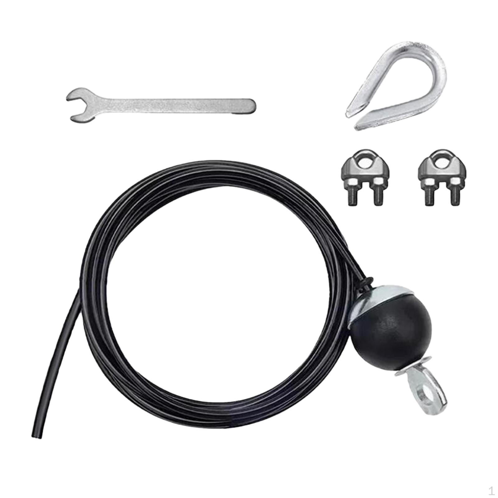 

Фитнес-блок стальной трос для домашнего оборудования диаметром 6 мм для силовых упражнений и 1.5m