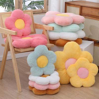 Sunflower Seat Cushion for Office Chairs - Decorative Flower Pillow for Backrest or Bay Window.