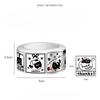 300Pcs/roll Kawaii Cartoon Black Cat Sticker Bubble Mailer Sealing Stickers Deco Labels Fun Cute Stationery DIY Decals for Kids