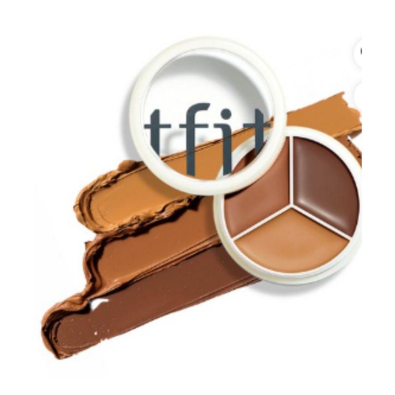 TFIT High Coverage Flawless Concealer K-Beauty Cover Up Pro Multi-Shade Correction Base