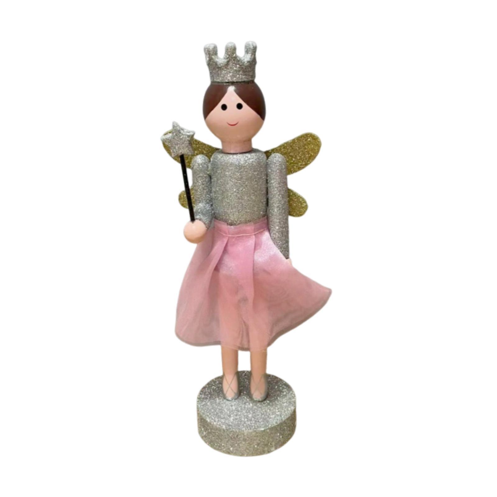 Nutcracker Figurine Craft Nutcracker Doll for Fireplace Festive Scene Layout