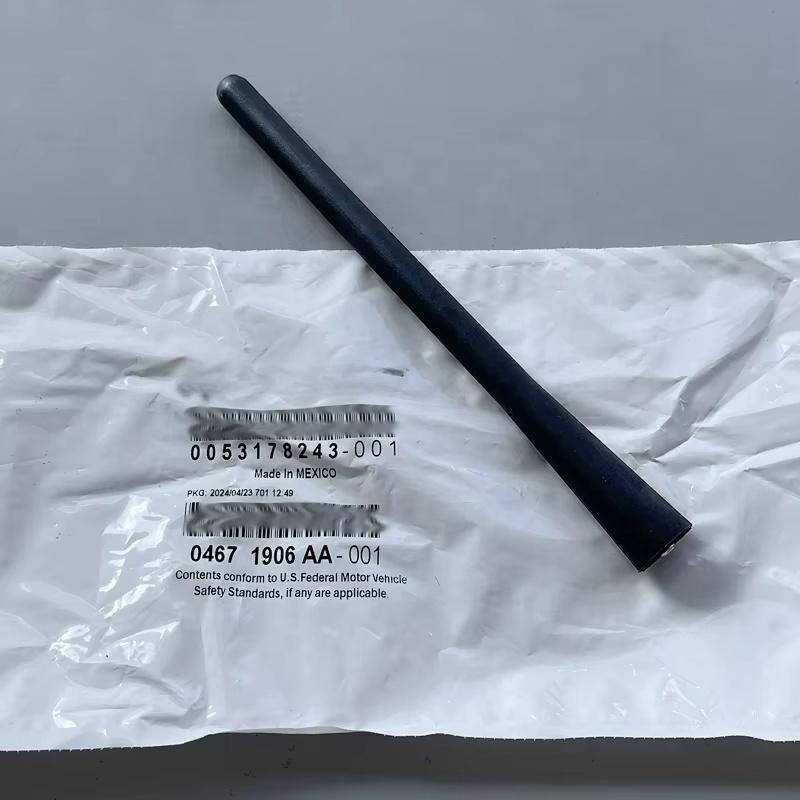 04671906AA New Short Black Aluminum Antenna Mast for Jeep Dodge Chrysler 2004-2017
