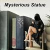 PLA 3D Mysterious Statue Black Robe Desktop Ornaments New Bookshelf Sculpture  Halloween Decor