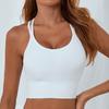 New solid color beauty back yoga bra, nude beauty back sports underwear
