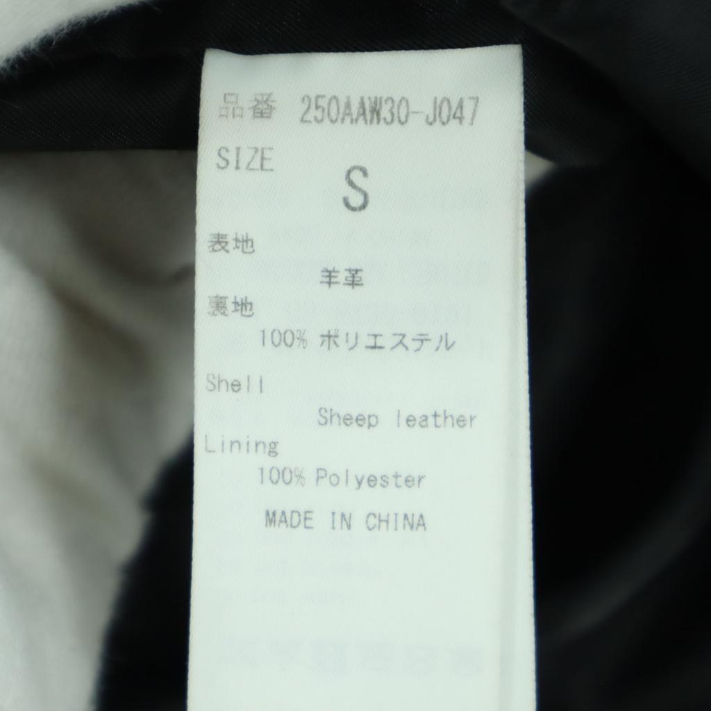 AZUL by moussy Long sleeve leather Double riders jacket S Sheep leather Women Used