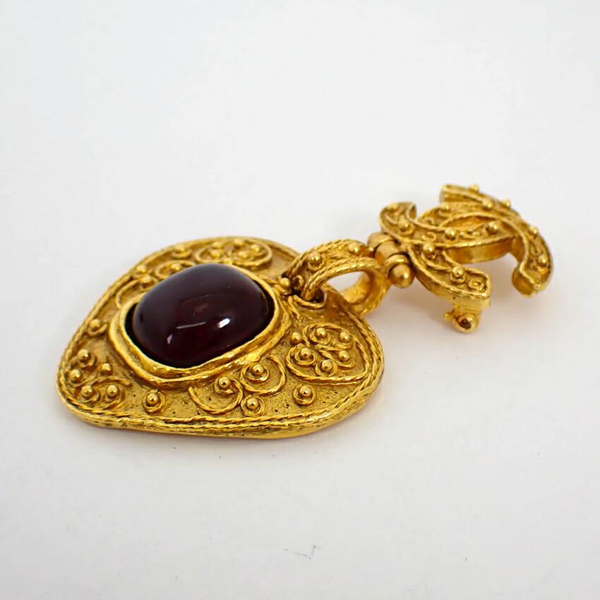 [Pre-owned] CHANEL Colored Stone Brooch/j74-40