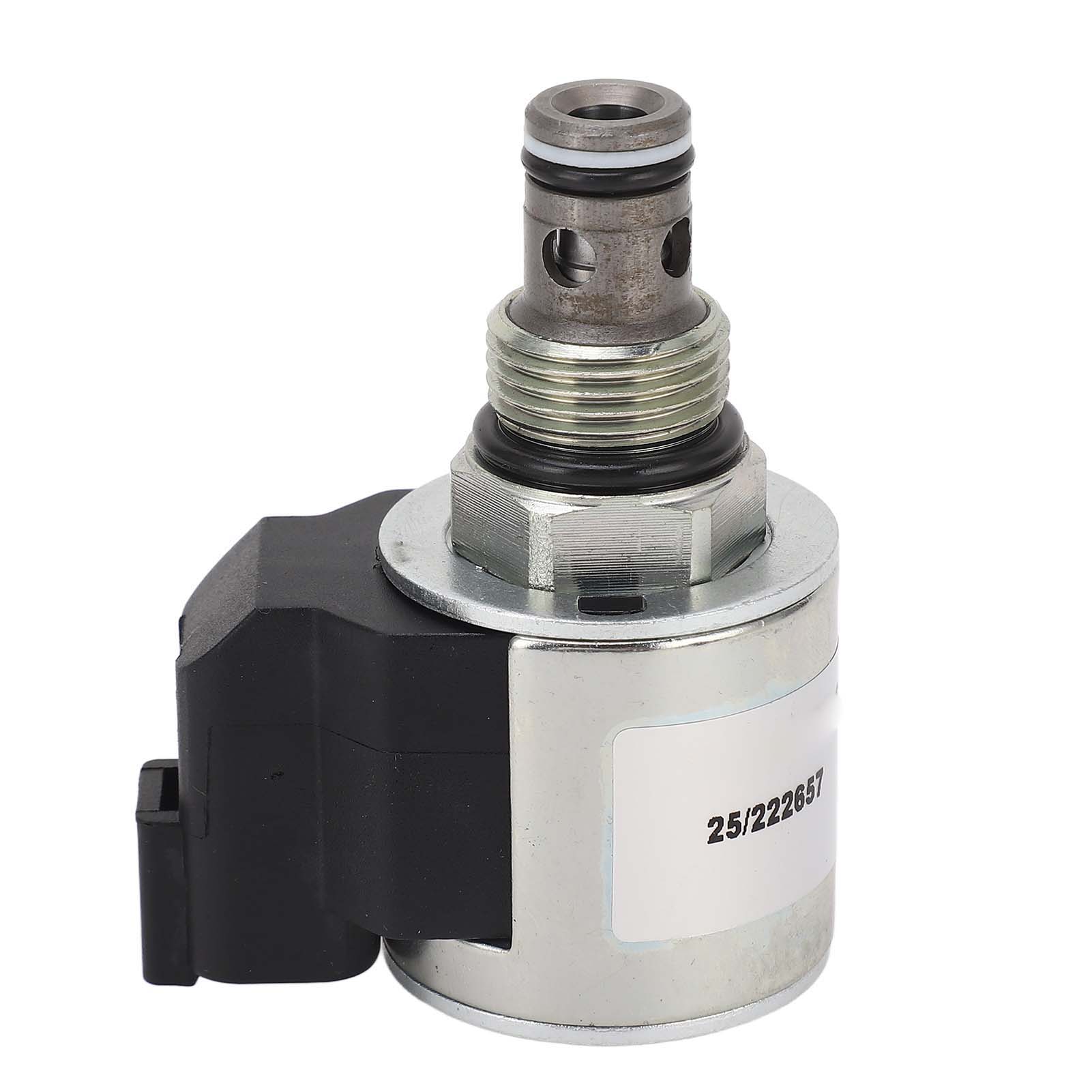

Backhoe Loader Solenoid Valve 25 222657 Alloy Steel Solenoid Valve Replacement for JCB 3CX 4CX 12V