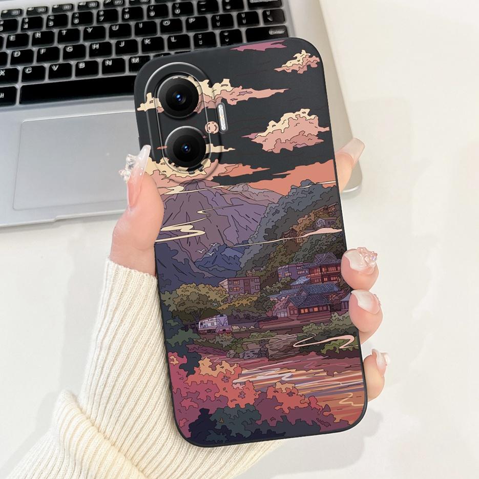 For Xiaomi Redmi Turbo 4 Pro Case PocoF7 Cute Cartoon Cover Shockproof Phone Case For Xiaomi Poco F7 Redmi Turbo4 Pro Soft Shell