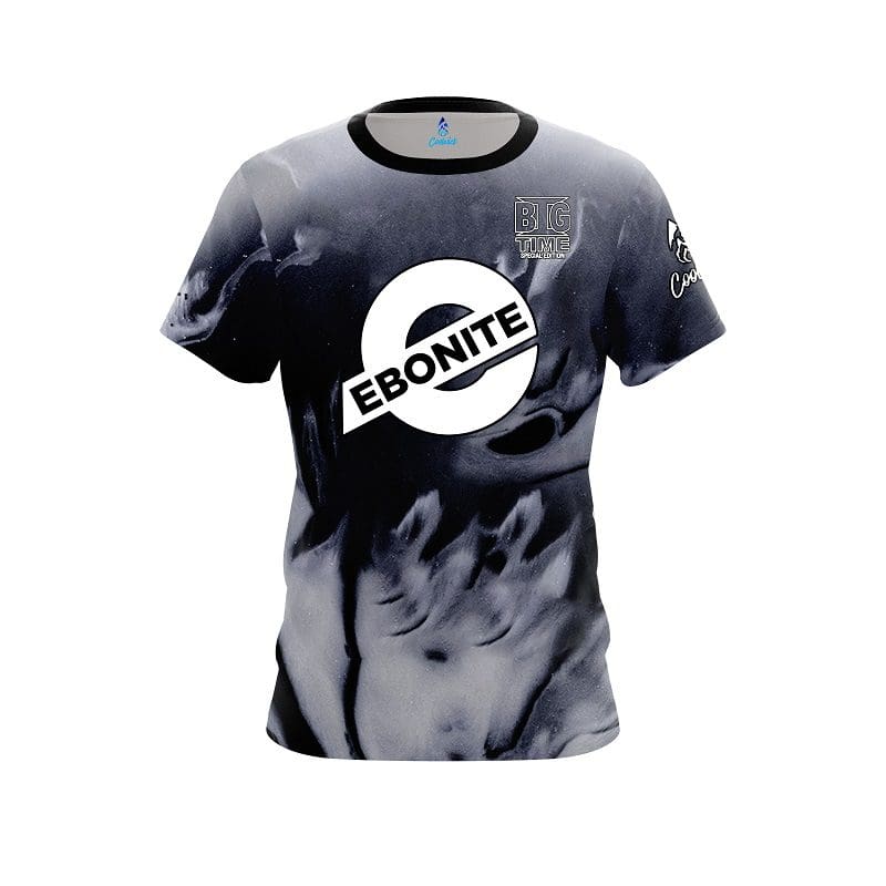 Ebonite Wash Twin Dragon Sakura Bowling Jersey Short Sleeve Tops