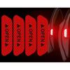 YIDELI Car Reflective Stickers Set of 4 Open Anti-Collision Warning