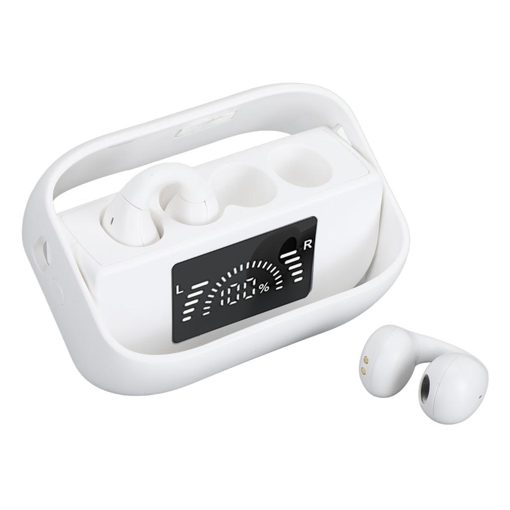 Clip On Headphones 5.3 IPX5 Waterproof Ergonomic Wireless Clip On Earbuds for Running Fitness
