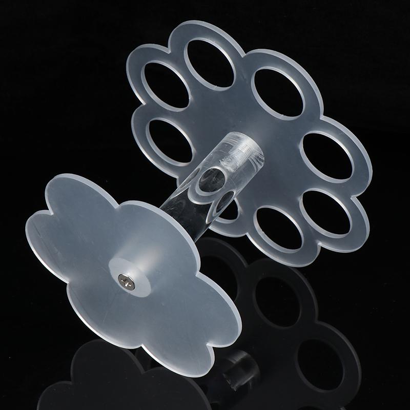 1Pcs 8 Holes Acrylic Ice Cream Cone Stand Holder Transparent/Chip Cone Holder