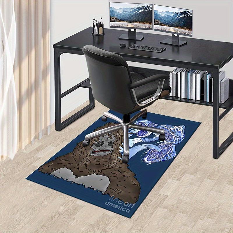 

1pc Bigfoot,Mushrooms,Trippy Office Carpet Soft Polyester Non slip Machine Washable Indoor Carpet Li 60cm by 90cm
