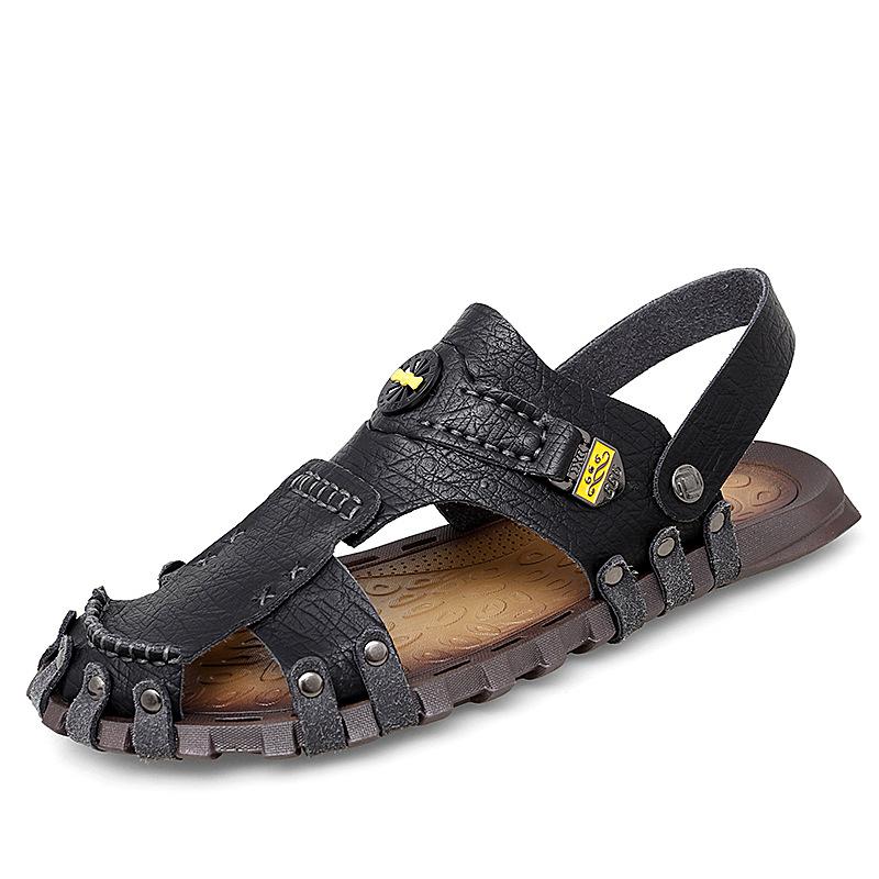 2021 Outdoor Dual-use Summer New Breathable Comfortable Fashionable Personalized Casual Shoes Foot Cover Retro Large Size 47 Sandals