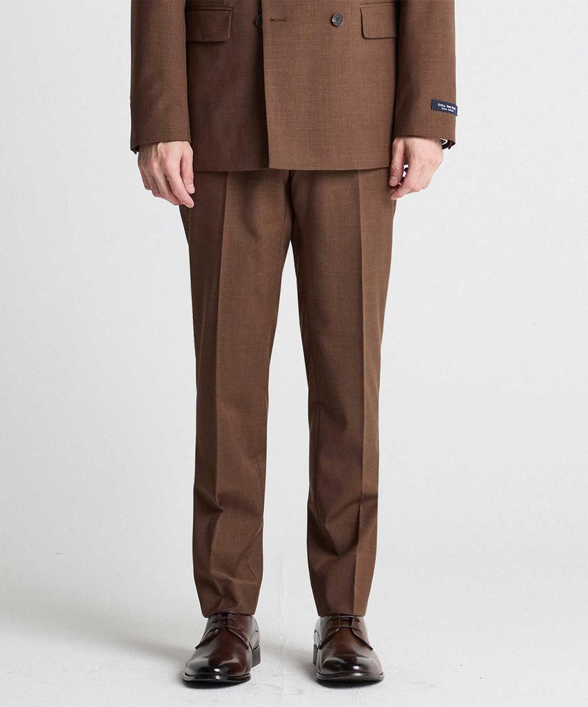 STCO Wool 42% Stretch Pants_Brown (Classic Fit)_Sslvb64Csh