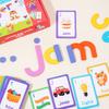 Alphabet Card English Word Matching Game Toy For Preschool Kids Learning Games